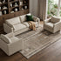 9' X 12' Brown And Taupe Striped Washable Area Rug With UV Protection