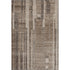 9' X 12' Brown And Taupe Striped Washable Area Rug With UV Protection