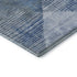 5' X 8' Blue Gray And Silver Diamond Washable Area Rug With UV Protection