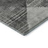 9' X 12' Gray And Silver Diamond Washable Area Rug With UV Protection