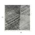 9' X 12' Gray And Silver Diamond Washable Area Rug With UV Protection
