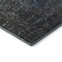 5' X 8' Blue Gray And Charcoal Ombre Washable Area Rug With UV Protection