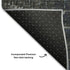 8' X 10' Blue Gray And Charcoal Ombre Washable Area Rug With UV Protection
