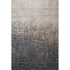 5' X 8' Khaki Gray And Charcoal Ombre Washable Area Rug With UV Protection