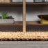 8' Natural Jute Handmade Square Rug With Fringe
