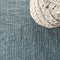 8' Light Blue Jute Handmade Square Rug With Fringe