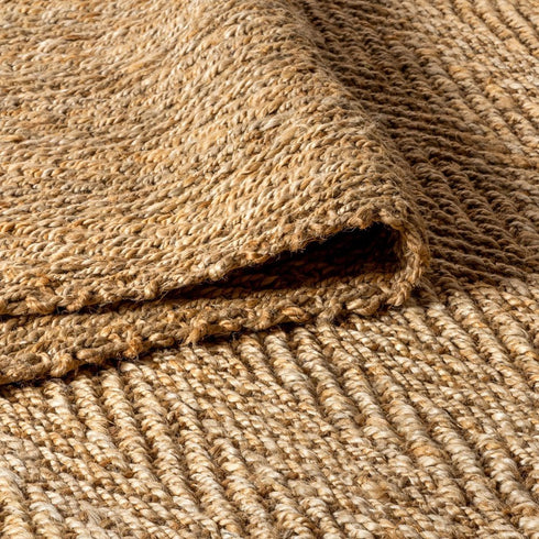 6' Natural Jute Handmade Square Rug