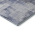 5' X 8' Denim Blue And Ivory Abstract Geometric Washable Area Rug With UV Protection