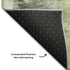 5' X 8' Fern Green Gray And Ivory Abstract Washable Area Rug With UV Protection