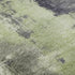 5' X 8' Fern Green Gray And Ivory Abstract Washable Area Rug With UV Protection