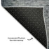 5' X 8' Blue Gray And Gold Abstract Washable Area Rug With UV Protection