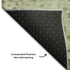 8' X 10' Artichoke Green And Copper Polka Dot Washable Area Rug With UV Protection
