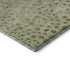 8' X 10' Artichoke Green And Copper Polka Dot Washable Area Rug With UV Protection