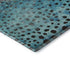 5' X 8' Blue Copper And Ivory Polka Dot Washable Area Rug With UV Protection