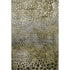 5' X 8' Brown Gray And Beige Polka Dot Washable Area Rug With UV Protection