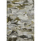 5' X 8' Granite Gray Beige And Gold Abstract Washable Area Rug With UV Protection