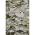 5' X 8' Granite Gray Beige And Gold Abstract Washable Area Rug With UV Protection