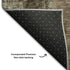 5' X 8' Brown And Beige Abstract Washable Area Rug With UV Protection
