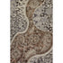 5' X 8' Brown Beige And Taupe Paisley Washable Area Rug With UV Protection