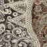 5' X 8' Brown Beige And Taupe Paisley Washable Area Rug With UV Protection