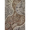 8' X 10' Brown Beige And Taupe Paisley Washable Area Rug With UV Protection