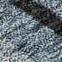 5' X 8' Blue Charcoal And Silver Striped Washable Area Rug With UV Protection