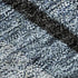5' X 8' Blue Charcoal And Silver Striped Washable Area Rug With UV Protection
