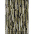 5' X 8' Brown Charcoal And Gray Striped Washable Area Rug With UV Protection