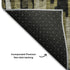 5' X 8' Brown Charcoal And Gray Striped Washable Area Rug With UV Protection