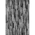 8' X 10' Gray And Silver Striped Washable Area Rug With UV Protection