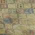 5' X 8' Gold Blue And Copper Geometric Washable Area Rug With UV Protection