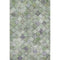 5' X 8' Green Purple And Gray Geometric Washable Area Rug With UV Protection