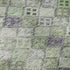 5' X 8' Green Purple And Gray Geometric Washable Area Rug With UV Protection