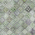 5' X 8' Green Purple And Gray Geometric Washable Area Rug With UV Protection