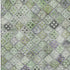 5' X 8' Green Purple And Gray Geometric Washable Area Rug With UV Protection