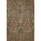8' X 10' Brown And Gray Damask Washable Area Rug With UV Protection