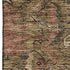 8' X 10' Brown And Gray Damask Washable Area Rug With UV Protection