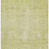 8' X 10' Artichoke Green And Ivory Damask Washable Area Rug With UV Protection