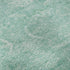 8' X 10' Aqua And Ivory Damask Washable Area Rug With UV Protection