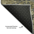 8' X 10' Charcoal And Gray Damask Washable Area Rug With UV Protection