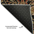 8' X 10' Black Copper And Red Floral Washable Area Rug With UV Protection