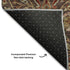 5' X 8' Chocolate Red And Copper Floral Washable Area Rug With UV Protection