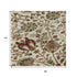 8' X 10' Ivory Red And Blue Floral Washable Area Rug With UV Protection