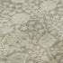 5' X 8' Coffee And Beige Floral Washable Area Rug With UV Protection