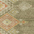 5' X 8' Green Gold And Salmon Geometric Washable Area Rug With UV Protection