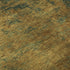 8' Copper Gold And Teal Abstract Washable Round Rug With UV Protection