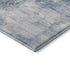 5' X 8' Blue Ivory And Gray Abstract Washable Area Rug With UV Protection