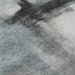 5' X 8' Blue Charcoal And Ivory Abstract Washable Area Rug With UV Protection
