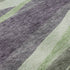 8' Purple Green And Ivory Abstract Washable Round Rug With UV Protection