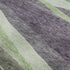 8' Purple Green And Ivory Abstract Washable Round Rug With UV Protection